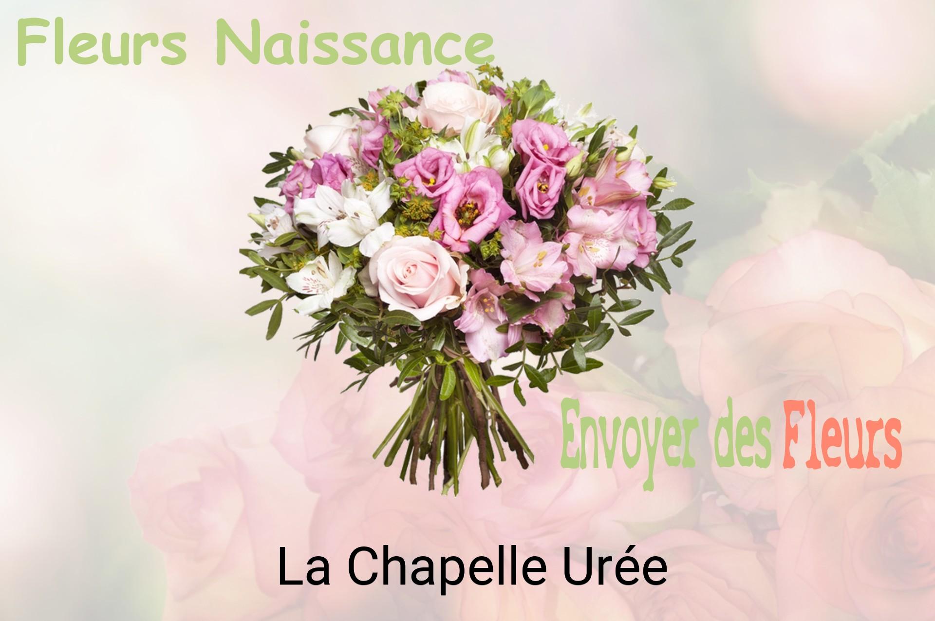 Bouquet de fleurs de naissance livré à La Chapelle-Urée